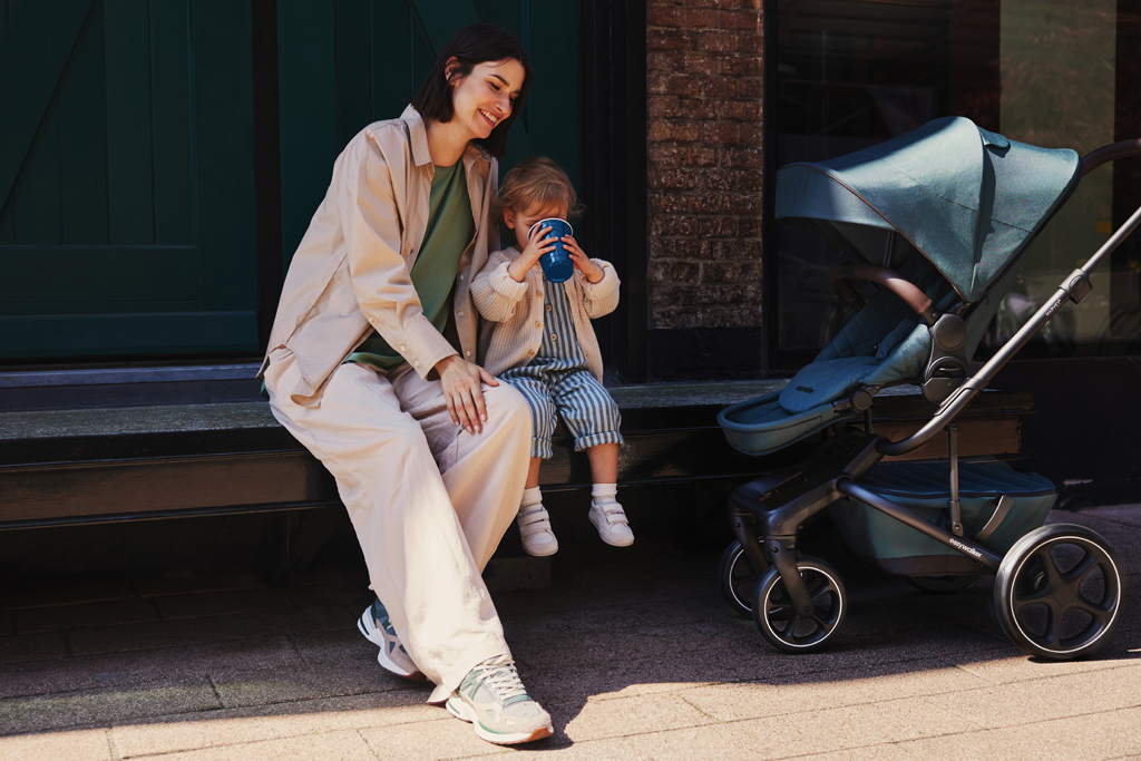 EASYWALKER Kočík kombinovaný Harvey⁵ Premium 2v1 Jade Green LITE RWS