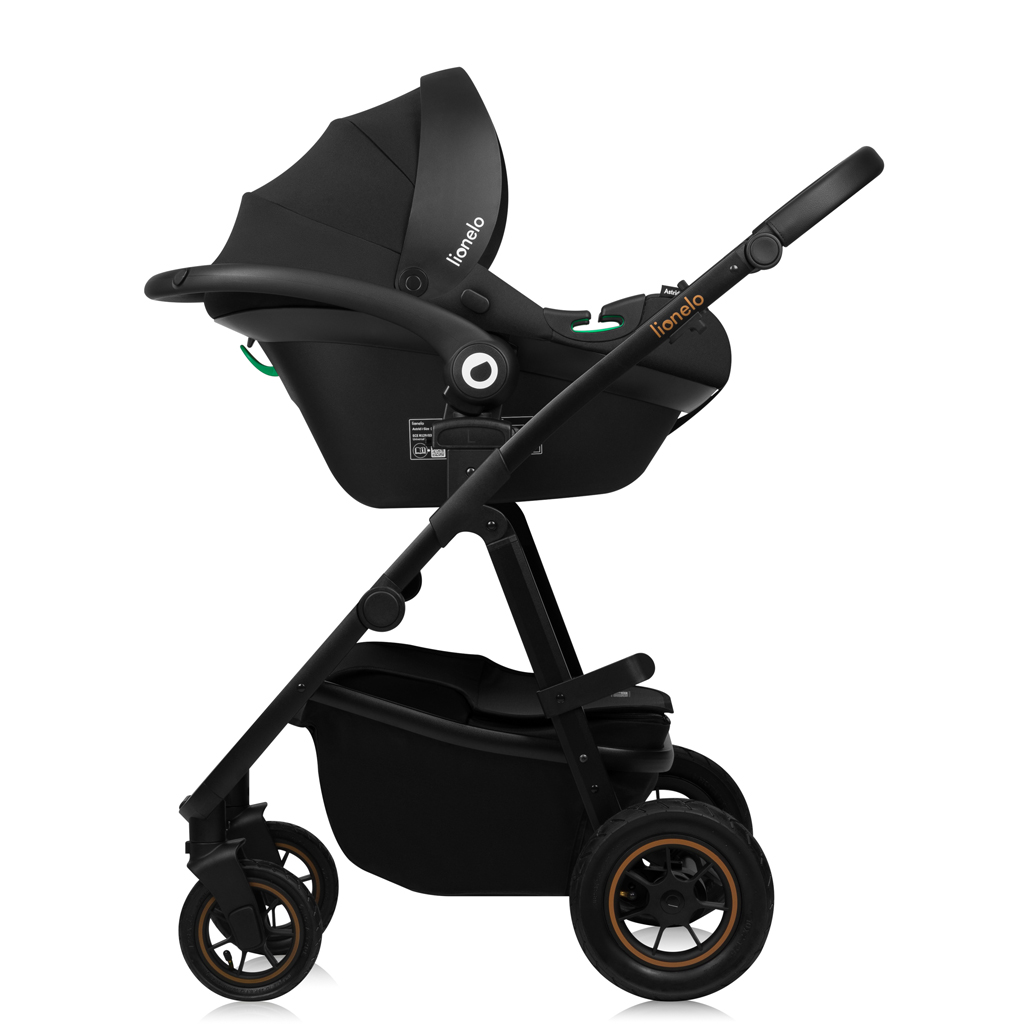 LIONELO Kočík kombinovaný Amber Plus 3v1 Beige Sand