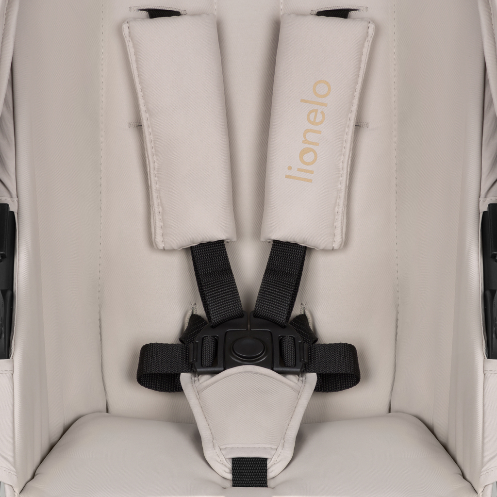 LIONELO Kočík kombinovaný Amber Plus 3v1 Beige Sand