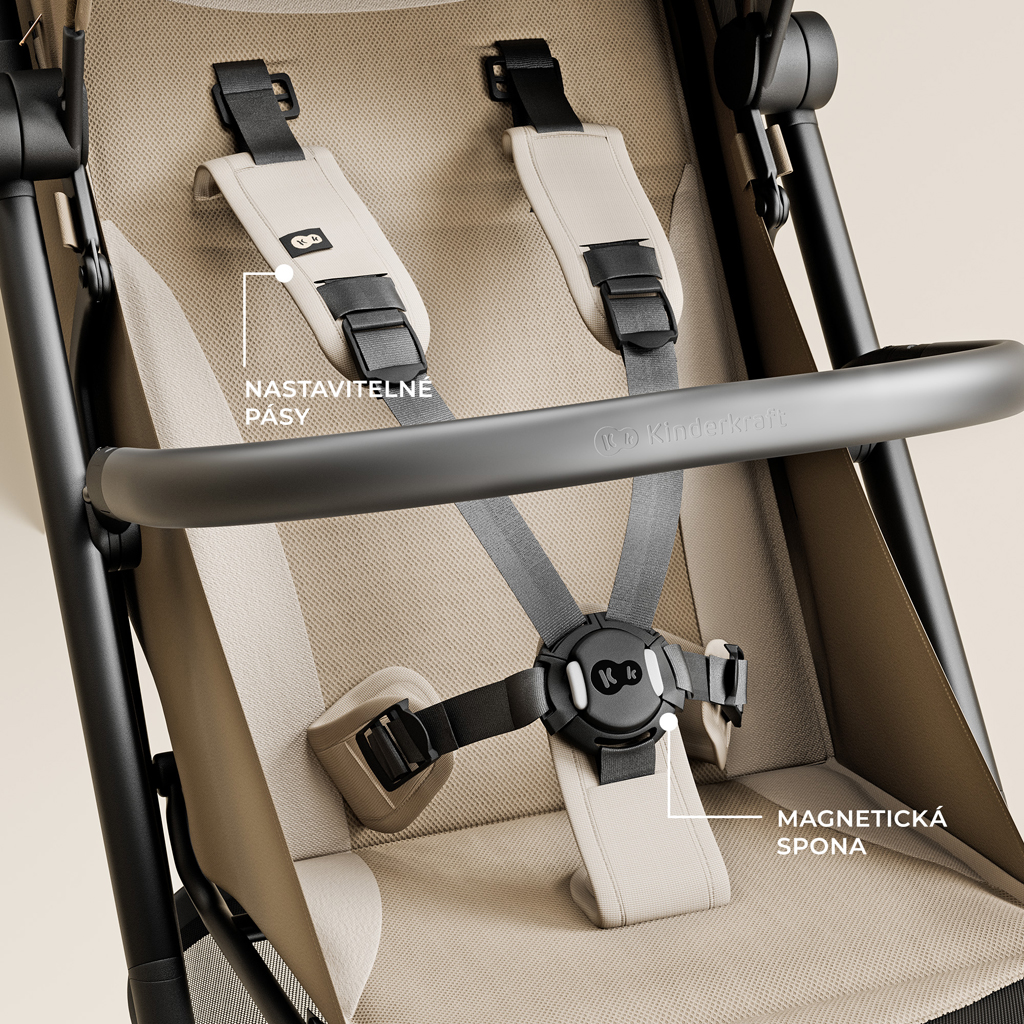 KINDERKRAFT SELECT Kočík športový Pilot 2 Beige