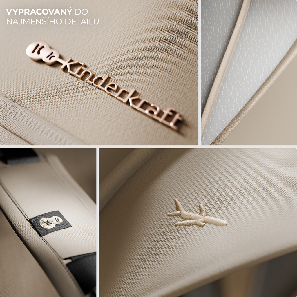 KINDERKRAFT SELECT Kočík športový Pilot 2 Beige