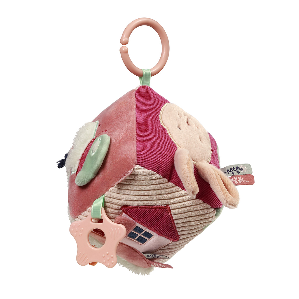 BABYONO Kocka sensorická Rabbit Karo 0m+