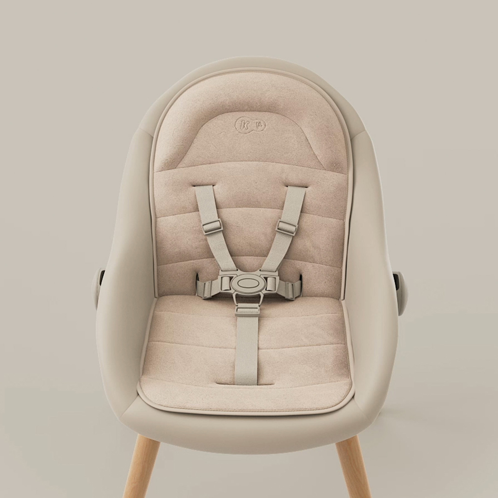KINDERKRAFT Jedálenská stolička a lehátko Fini Up 2v1 Beige