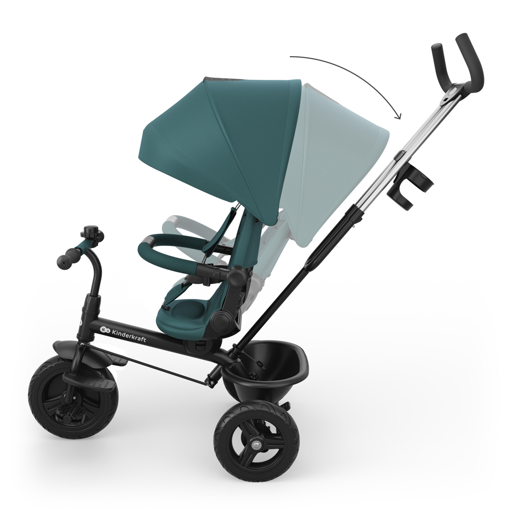KINDERKRAFT Trojkolka Aston 2 Plus Green, 9m+