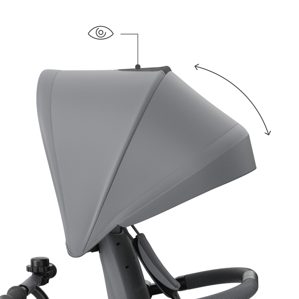 KINDERKRAFT Trojkolka Aston 2 Plus Grey, 9m+