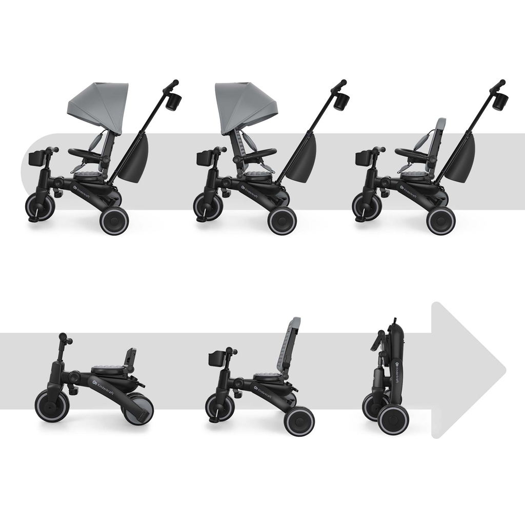 KINDERKRAFT Trojkolka Jazz 3 Grey, 9m+