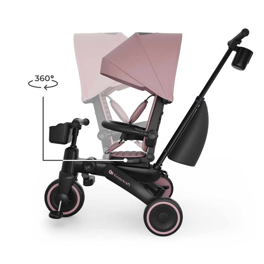 KINDERKRAFT Trojkolka Jazz 3 Pink, 9m+