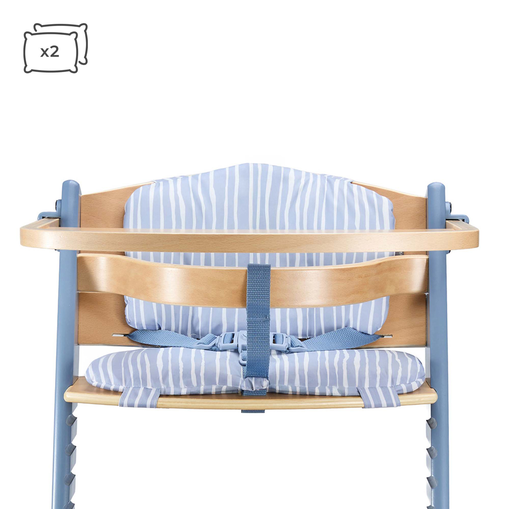 KINDERKRAFT Stolička jedálenská Nordic Breeze s vankúšom