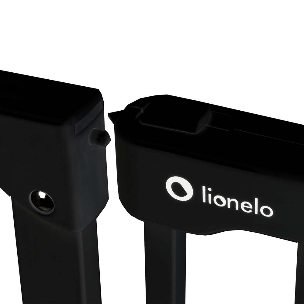 LIONELO Detská zábrana Truus Slim Black Onyx 75-105 cm