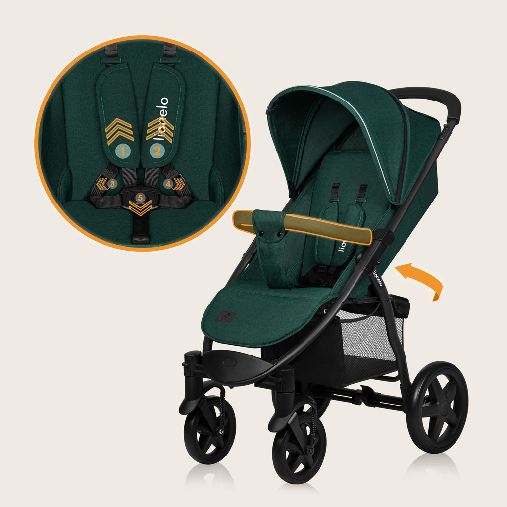 LIONELO Kočík športový Annet Plus Green Forest