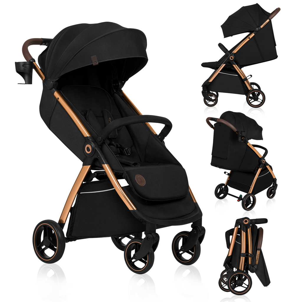 LIONELO Kočík športový Ingrid Black Onyx