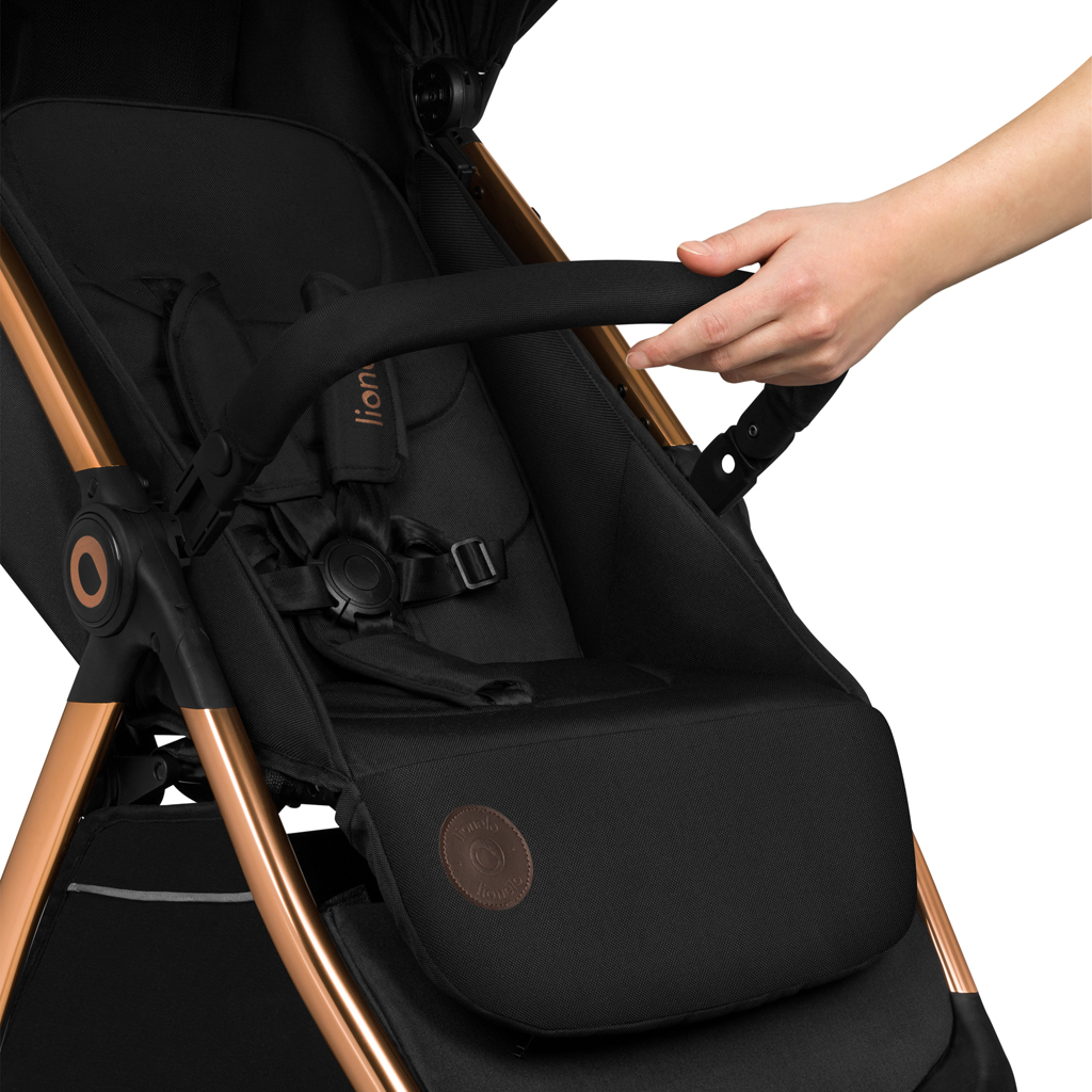 LIONELO Kočík športový Ingrid Black Onyx