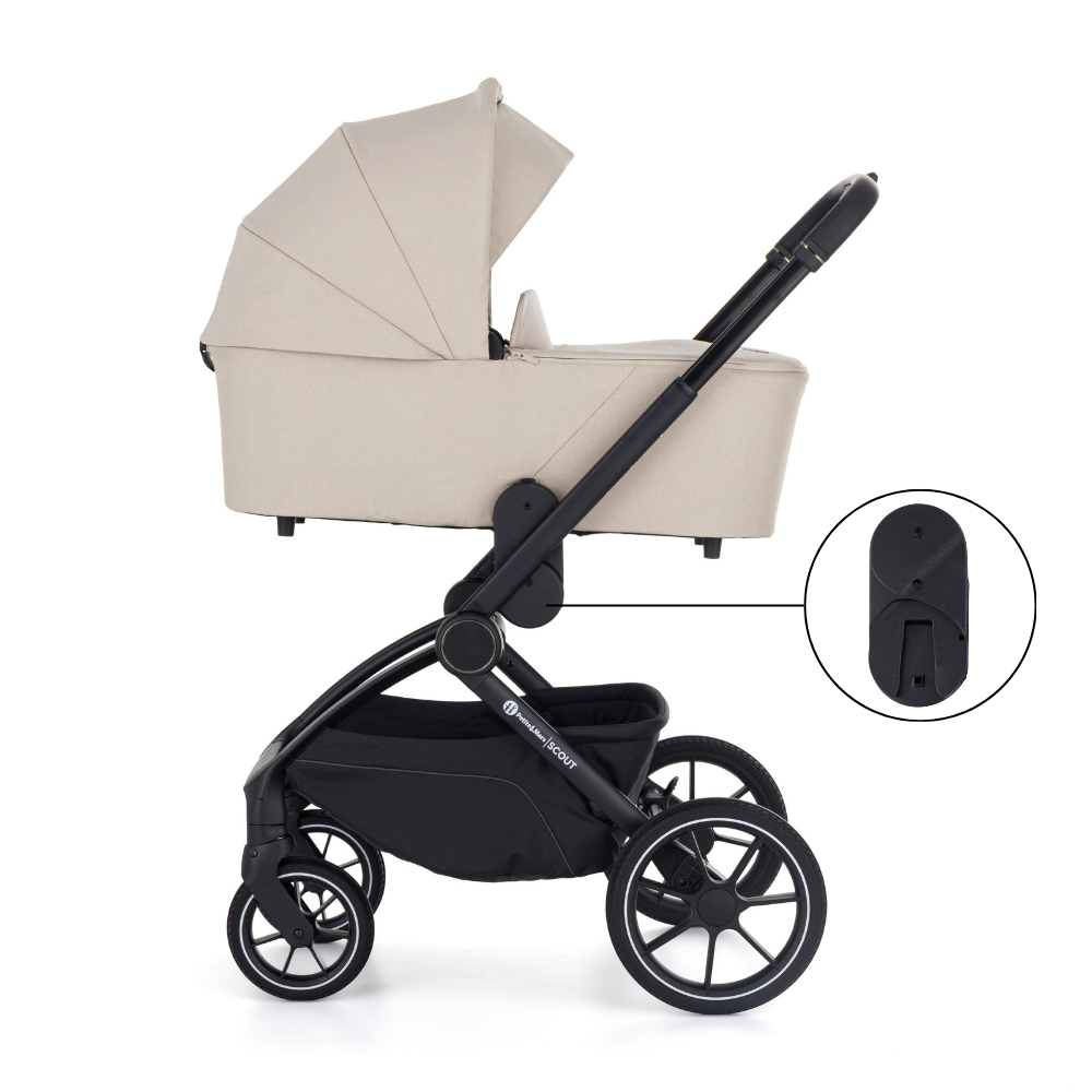 PETITE&amp;MARS Kočík kombinovaný SCOUT 2v1 Cappuccino Cream