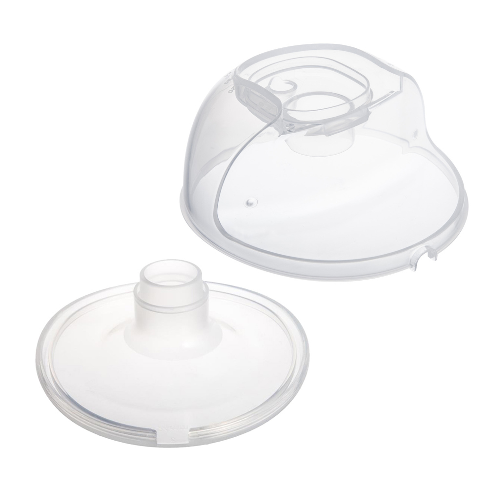 CANPOL BABIES Lievik náhradný silikónový 24mm a zásobník na mlieko k odsávačke materského mlieka Sma