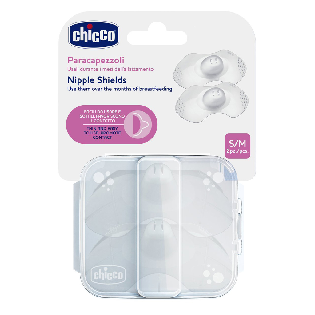 CHICCO Chránič bradaviek SkinToSkin silikón 2 ks S/M