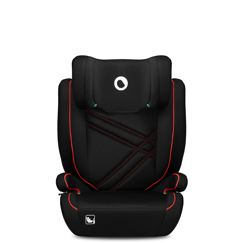 LIONELO Autosedačka Hugo i-Size (100-150 cm) Sporty Black Red