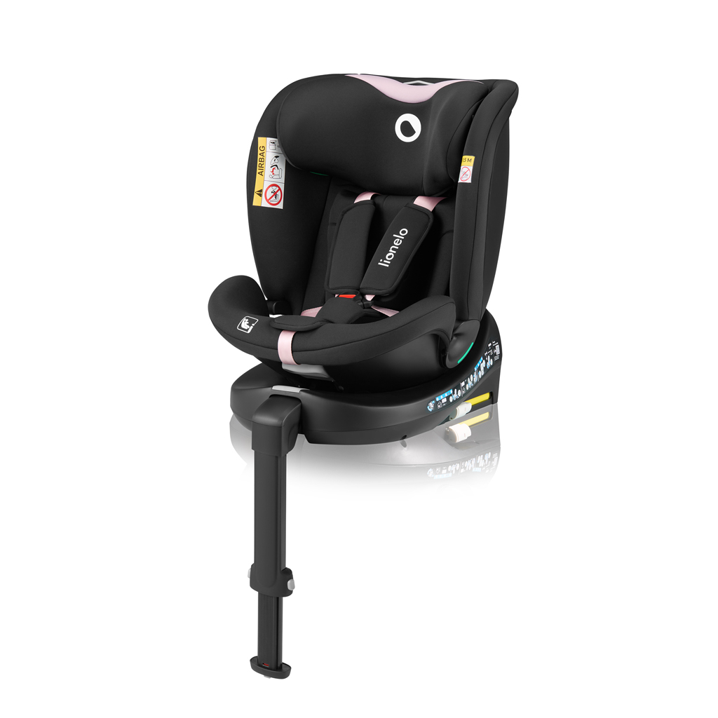 LIONELO Autosedačka Navy i-Size (40-150 cm) Black Pink