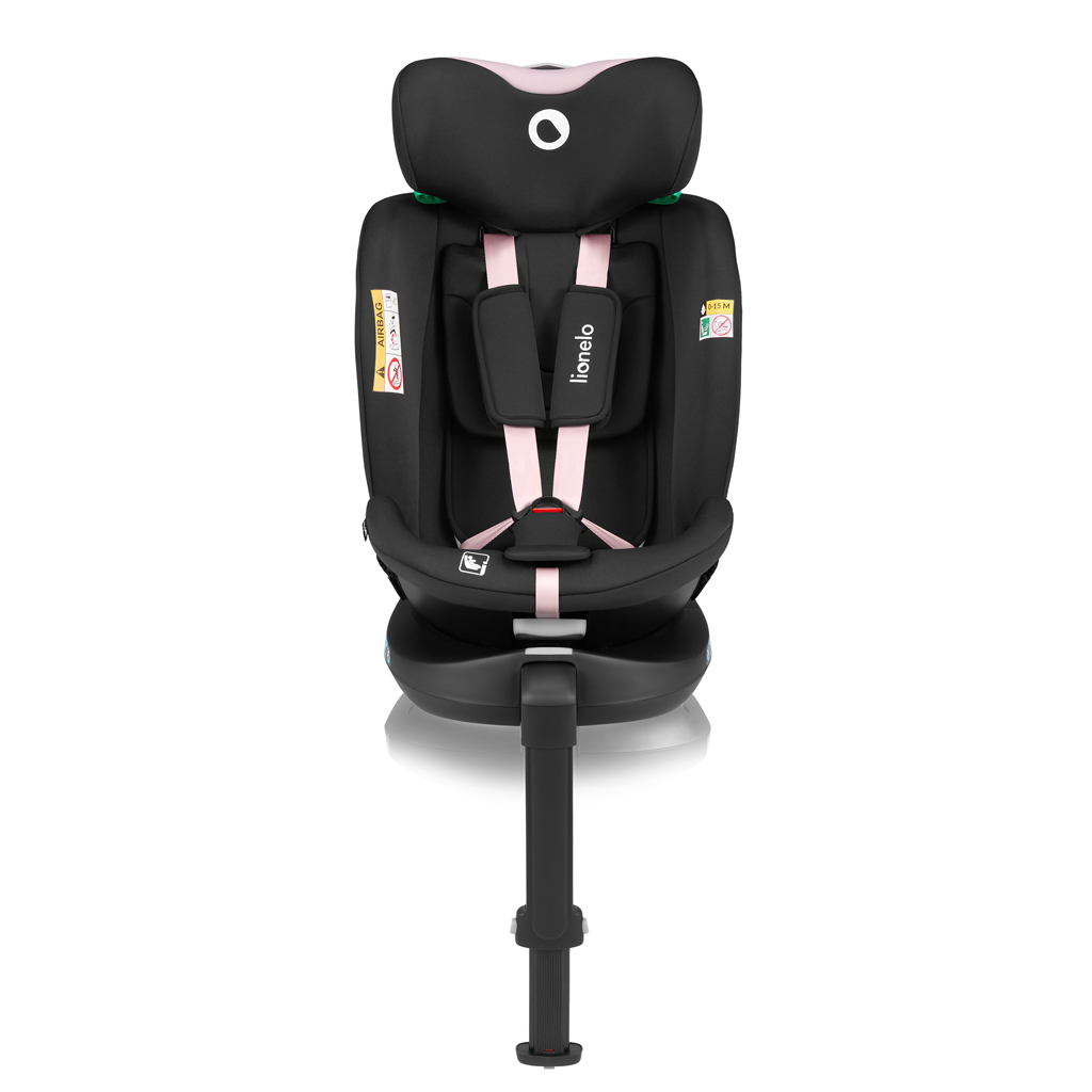 LIONELO Autosedačka Navy i-Size (40-150 cm) Black Pink