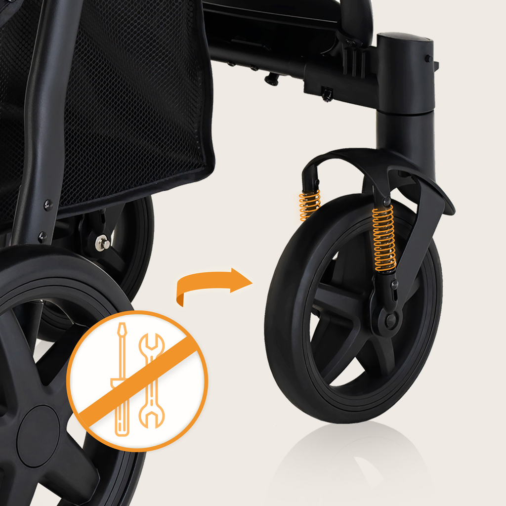 LIONELO Kočík športový Annet Plus Black Carbon