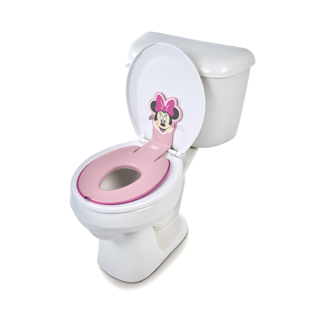 BRIGHT STARTS Redukcia na WC nalepovacia Flip & Sit™ MINNIE MOUSE™ 18m+, do 23kg
