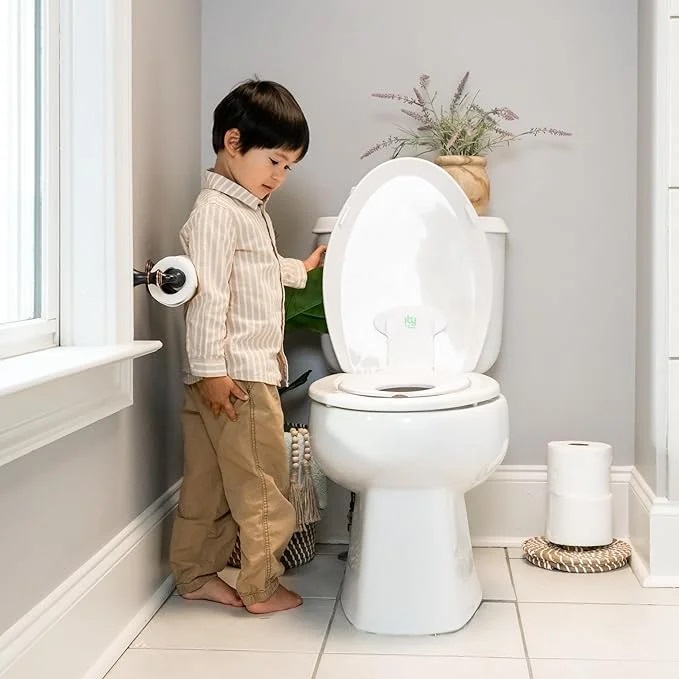 INGENUITY Redukcia na WC biela Flip &amp; Sit™