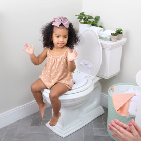 INGENUITY Redukcia na WC biela Flip &amp; Sit™