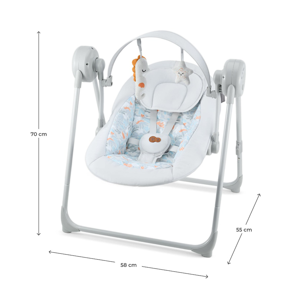 KINDERKRAFT Hojdačka Swingee Grey