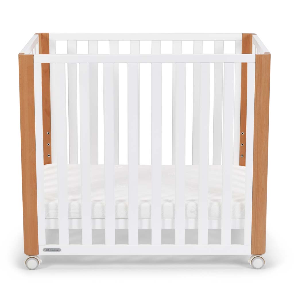 KINDERKRAFT SELECT Postieľka drevená Koya s funkciou ohrádky vrátane matraca White, Premium