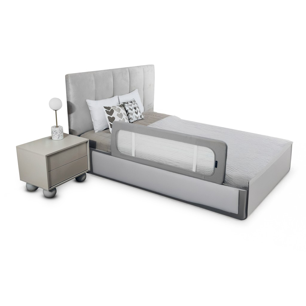 KINDERKRAFT Zábrana na posteľ Guard&amp;Dream Light Grey