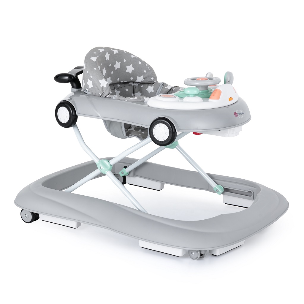 PETITE&amp;MARS Chodítko so zvukom Cabrio Grey