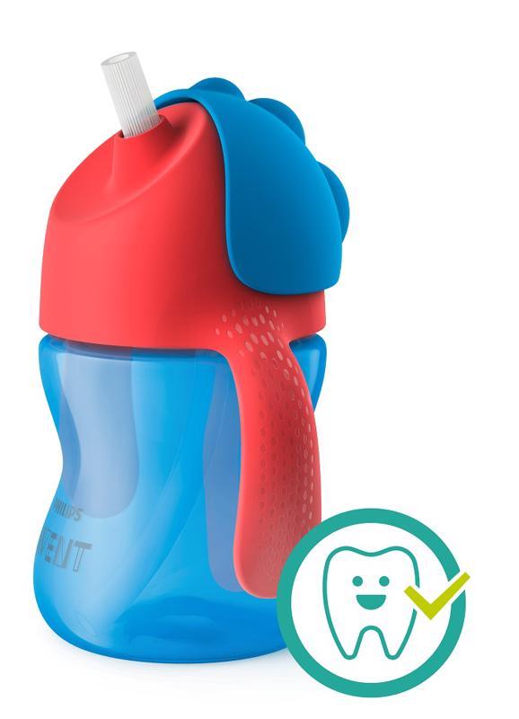 Philips AVENT Hrnček 200 ml Bendy s ohybnou slamkou chlapec
