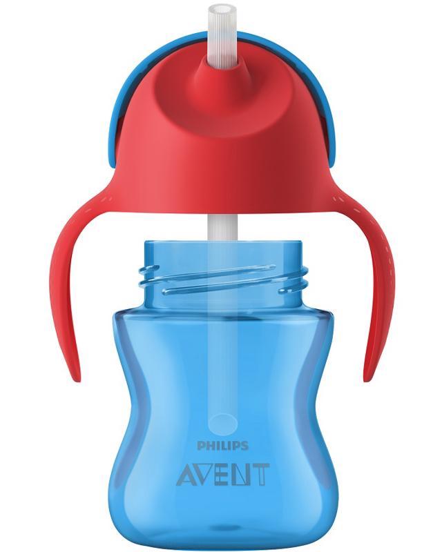 Philips AVENT Hrnček 200 ml Bendy s ohybnou slamkou chlapec