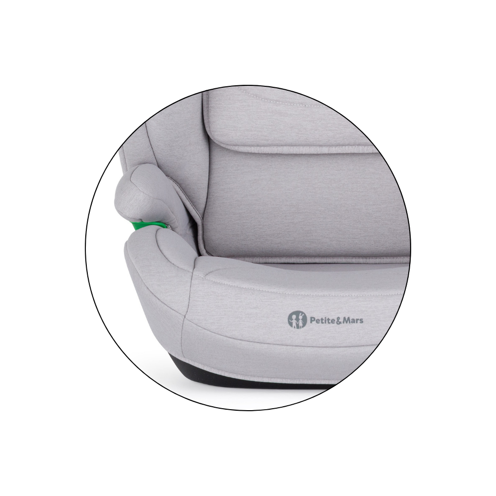 PETITE&amp;MARS Autosedačka Astor Pro i-Size Gentle Grey 100-150 cm (15-36 kg)