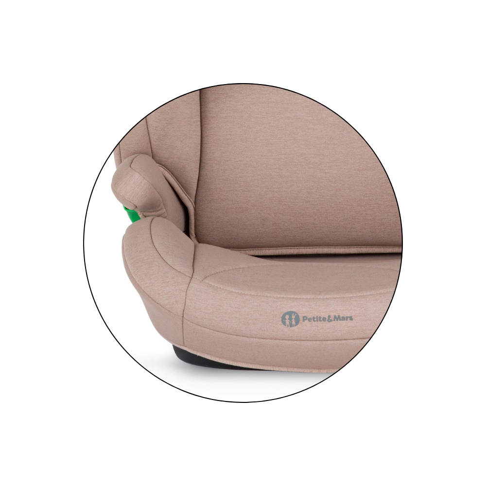 PETITE&amp;MARS Autosedačka Astor Pro i-Size Tan Brown 100-150 cm (15-36 kg)