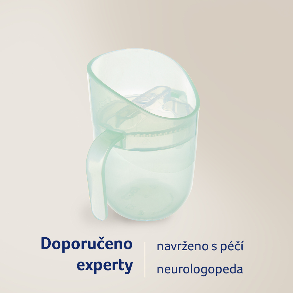 LOVI Hrnček tréningový Genius 150ml Pistachio
