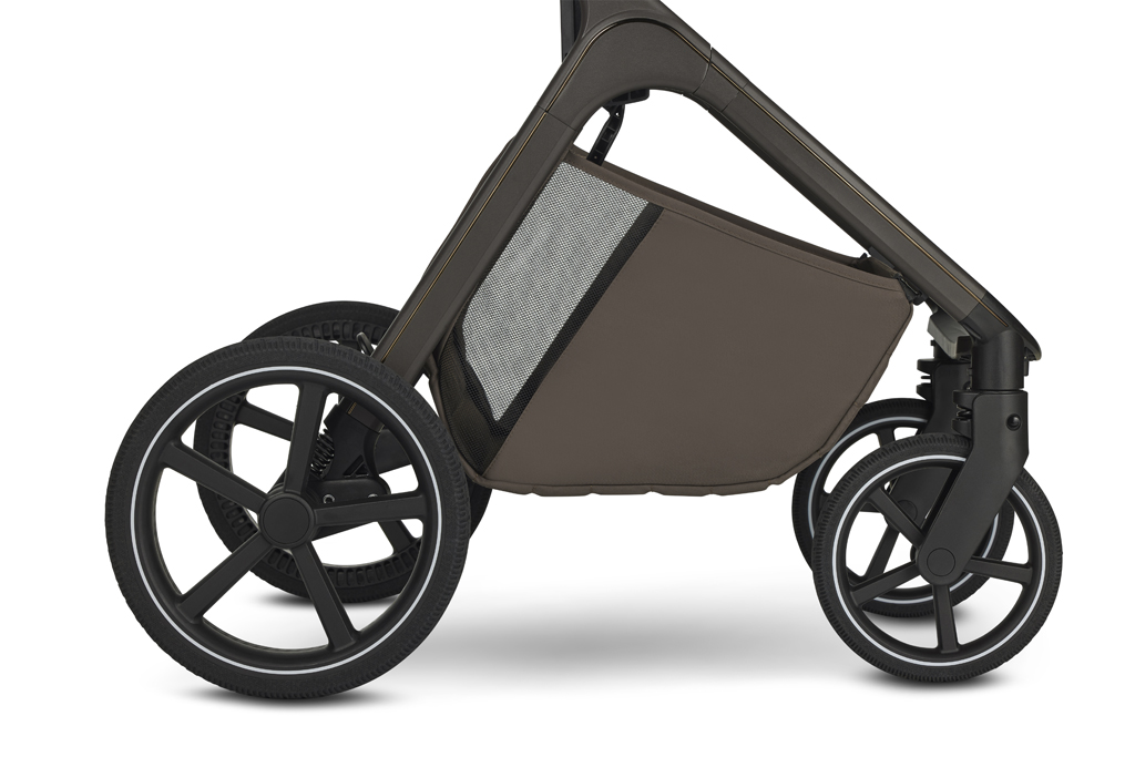 EASYWALKER Kočík kombinovaný Zoey Chestnut Brown + CBX By CYBEX Aton B2 i-Size + základňa