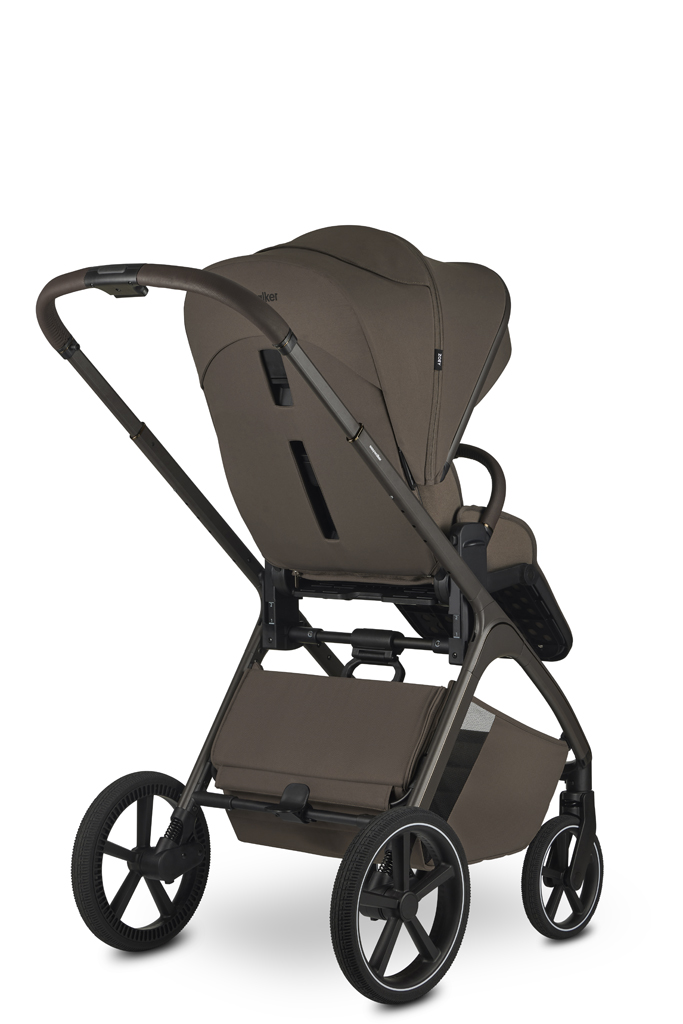 EASYWALKER Kočík kombinovaný Zoey Chestnut Brown + CBX By CYBEX Aton B2 i-Size + základňa