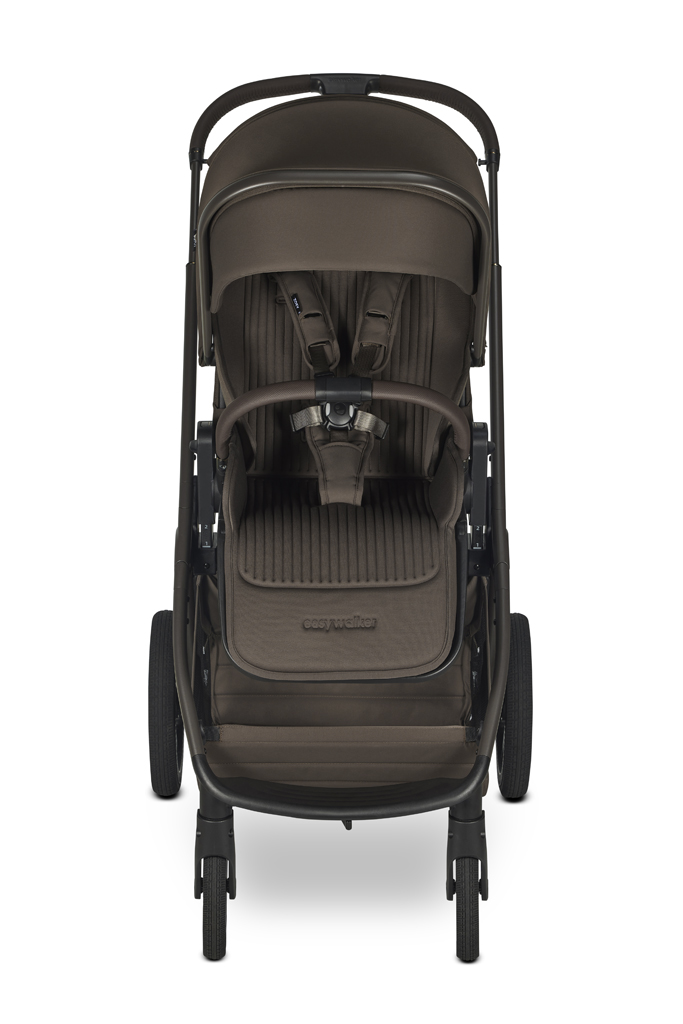 EASYWALKER Kočík kombinovaný Zoey Chestnut Brown + CBX By CYBEX Aton B2 i-Size + základňa