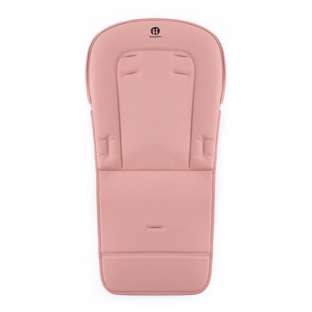 PETITE&MARS Poťah sedadla a podnos k detskej stoličke Gusto Sugar Pink