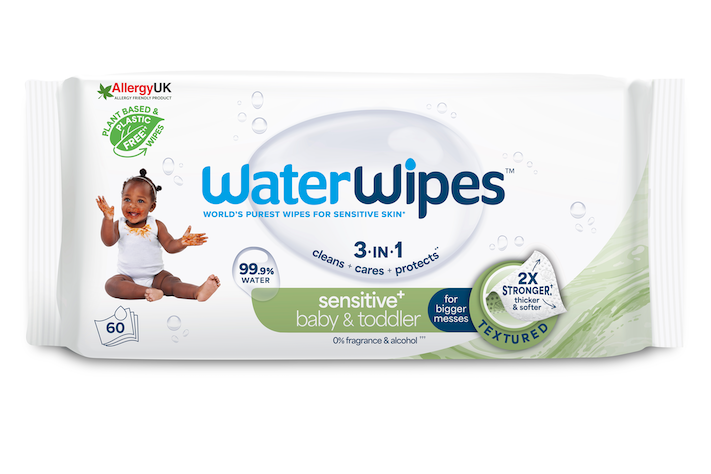 4X WATERWIPES Obrúsky vlhčené Baby&amp;Toddler 3in1 60 ks (240 ks) 