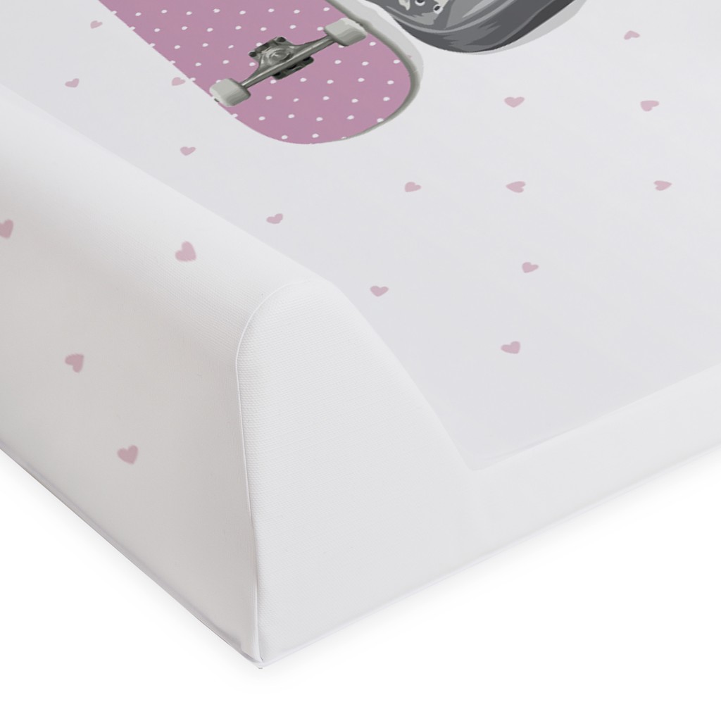 CEBA BABY Podložka prebaľovacia 2-hranná s pevnou doskou (50x70) Comfort Fluffy Puffy Lea