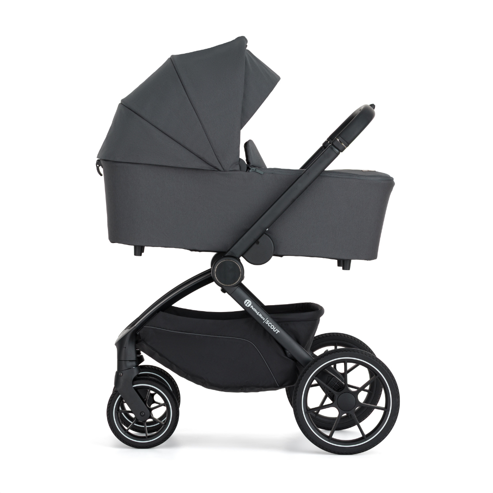 PETITE&amp;MARS Kočík kombinovaný SCOUT 3v1 Anthracite Moon s Core Pro i-Size