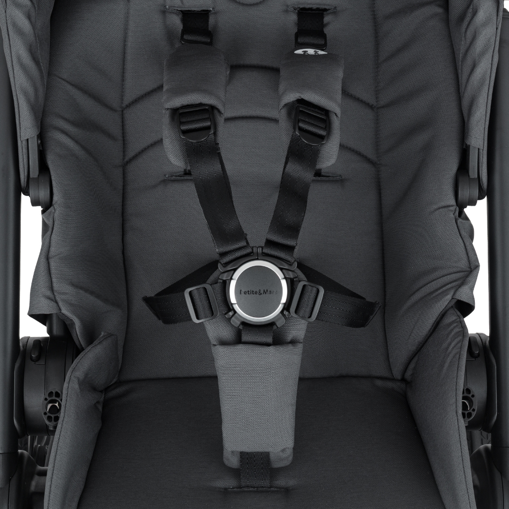 PETITE&amp;MARS Kočík kombinovaný SCOUT 3v1 Anthracite Moon s Core Pro i-Size