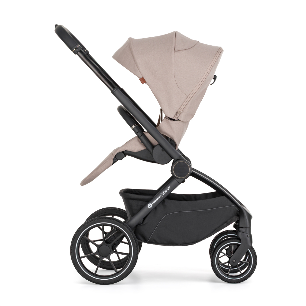 PETITE&amp;MARS Kočík kombinovaný SCOUT 3v1 Cappuccino Cream s Core Pro i-Size 