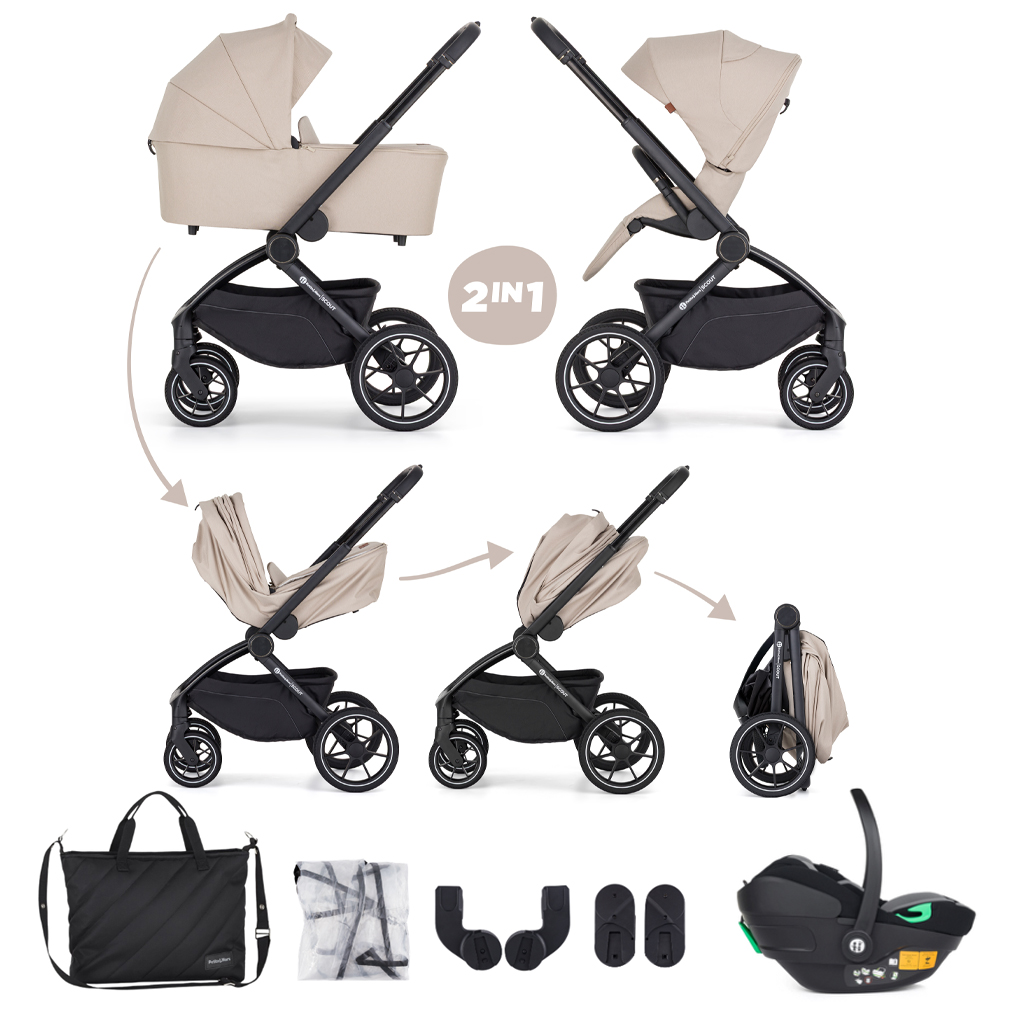 PETITE&amp;MARS Kočík kombinovaný SCOUT 3v1 Soft Mousse s Core Pro i-Size 