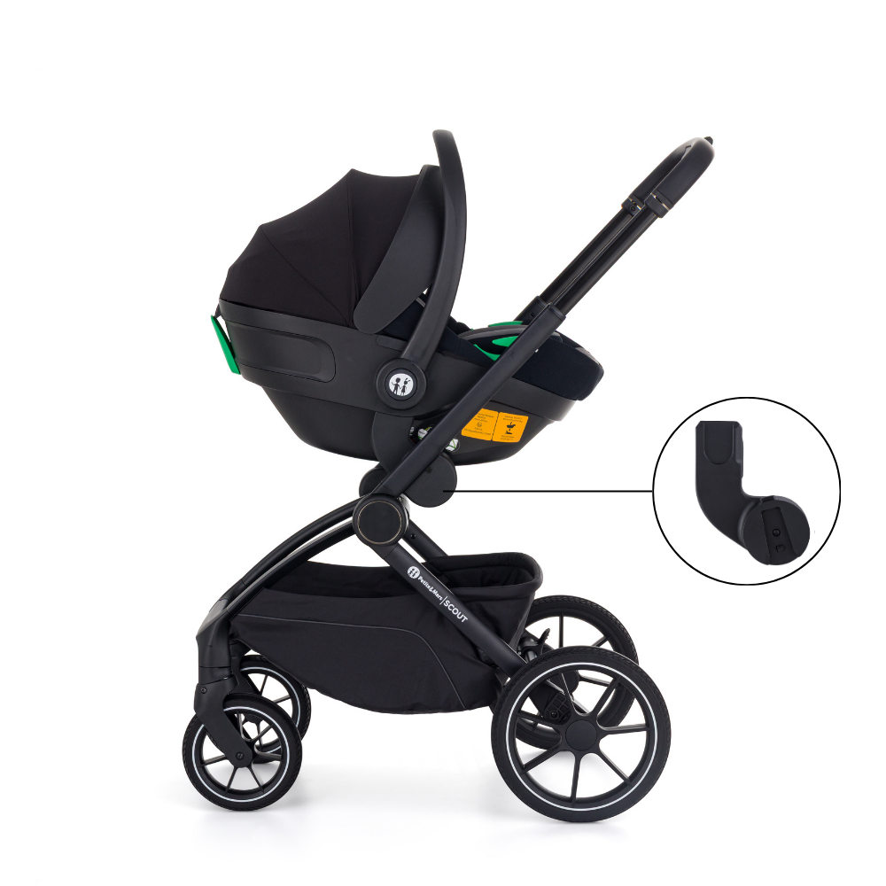 PETITE&amp;MARS Kočík kombinovaný SCOUT 3v1 Soft Mousse s Core Pro i-Size 