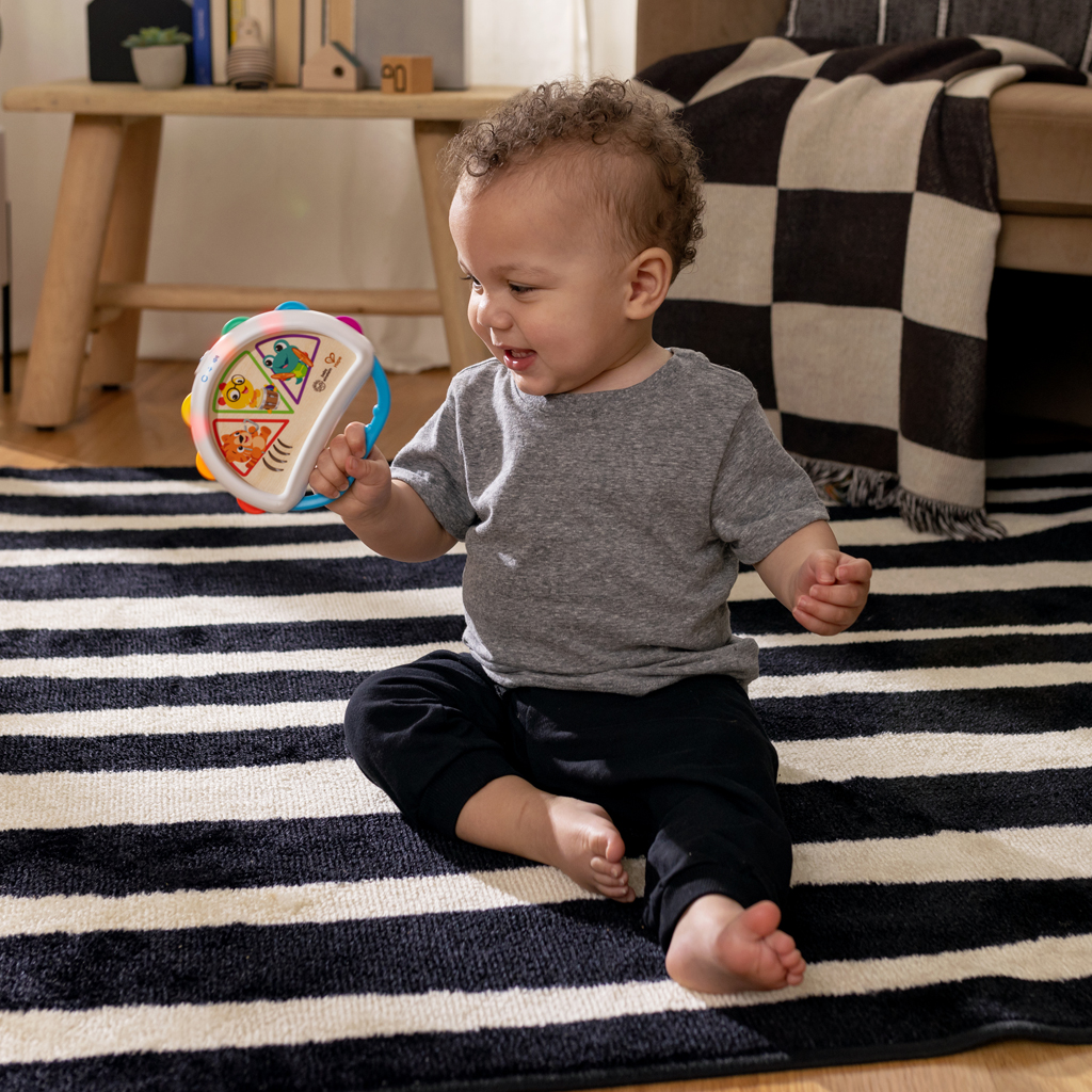 BABY EINSTEIN Hračka hudobná tamburína Tap &amp; Shake™ Magic Touch™ HAPE 6m+