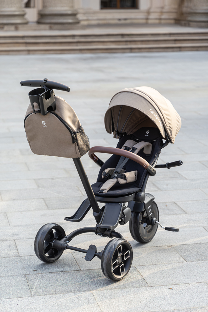 QPLAY Trojkolka Comfo Max Beige, 7v1, vek 10-72 mesiacov