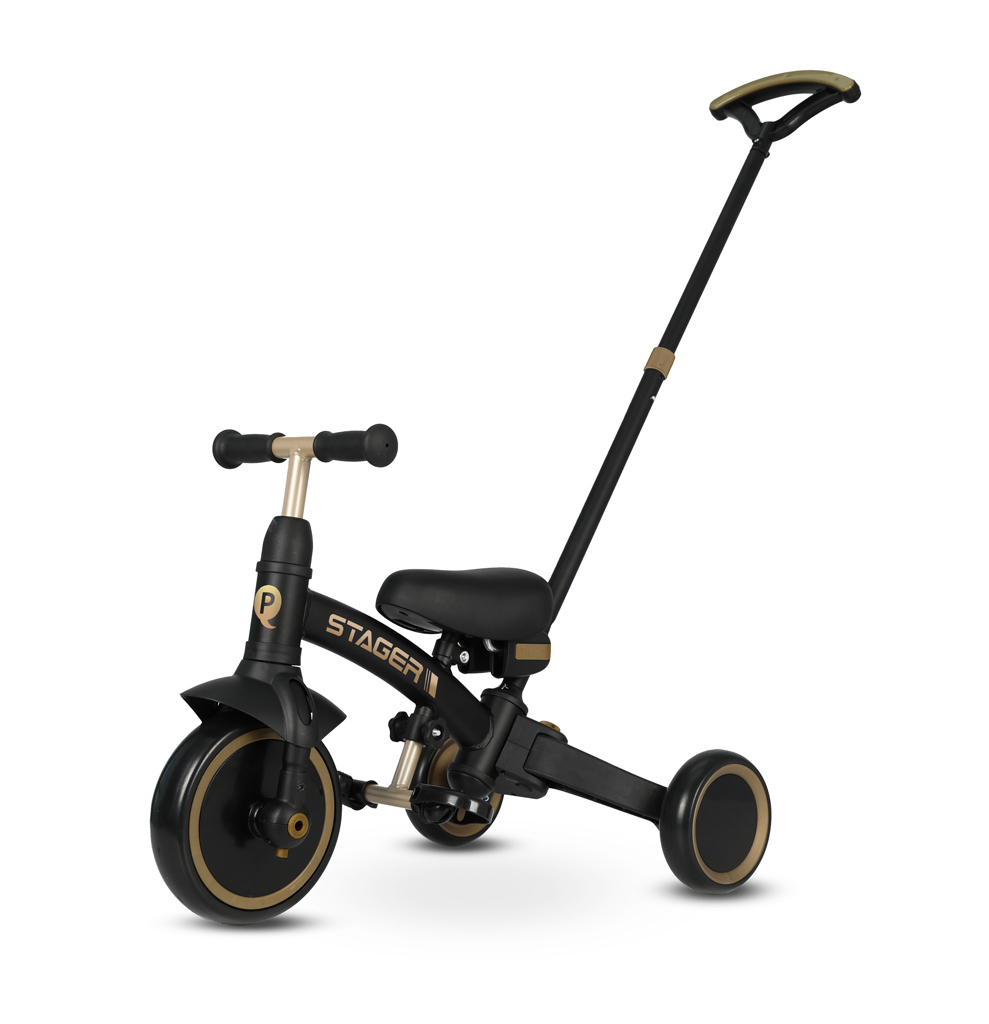 QPLAY Trojkolka Stager 3v1 Platinum, 2-6 rokov