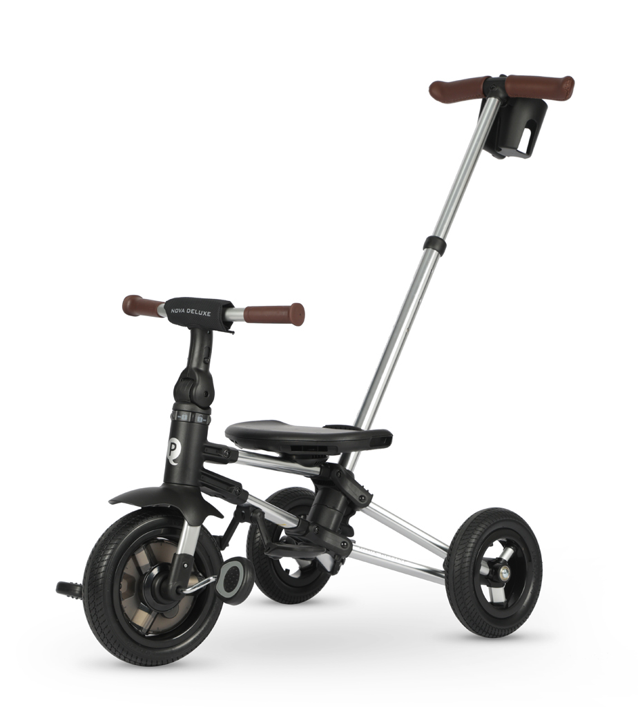 QPLAY Trojkolka Nova Deluxe 5v1 Black, 10-72 mesiacov